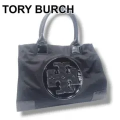 TORY BURCH トリーバーチ ナイロン×パテントレザー トートバッグのサムネイル