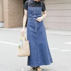 限定値下げ✩Lee×ROSSO コラボ　デニムジャンパースカート