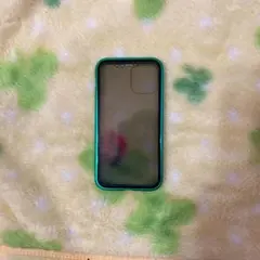 iPhone 11proケース  覗き見防止 緑