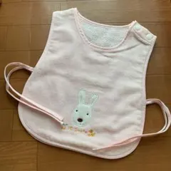 ベビーエプロン　スタイ　ピンク