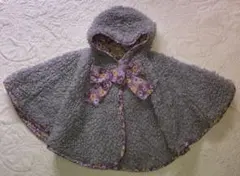 フェフェ ポンチョ Sサイズ 70〜90 スタイ付き