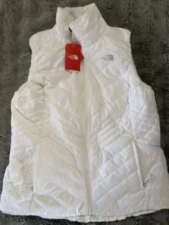 THE NORTH FACE ホワイトダウンベスト　リバーシブル　ロング丈