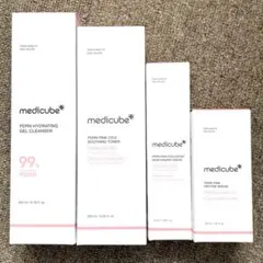 新品未使用未開封 メディキューブ PDRN ピンク4点セット ペプチドセラム