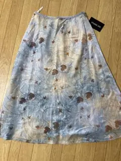 新品STUDIO 375 花柄ロングスカート