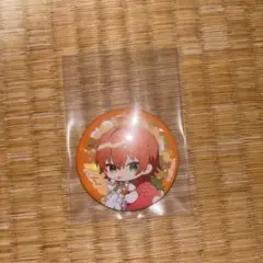 ホログラム缶バッジ オレンジ　すとぷり　ジェルくん