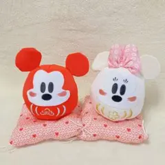 ディズニーストア　2021 ミッキー　ミニー　だるま　ぬいぐるみ