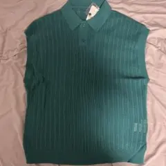 JUNRed ニットベスト グリーン Lサイズ