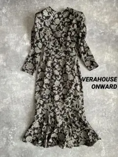 オンワード 花柄 セットアップ マーメイドスカート クラシカル セレモニー