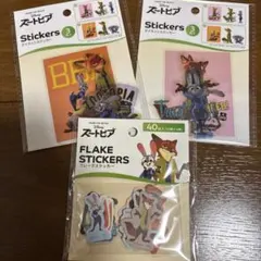 即日発送　ズートピア セリアフレークステッカー ダイカットステッカー