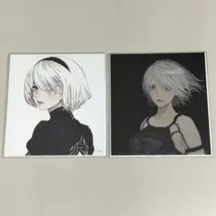 ニーア展 消セナイ記録 15周年 9S ミニ色紙 NieR Series - メルカリ