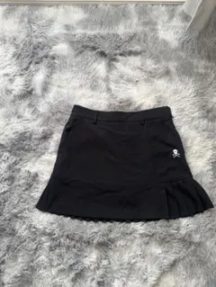 MARK & LONA ブラックプリーツスカート M