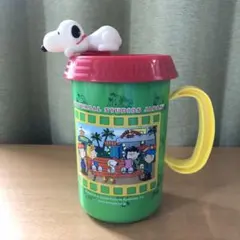 スヌーピー フタ付きマグカップ ユニバーサルスタジオジャパン