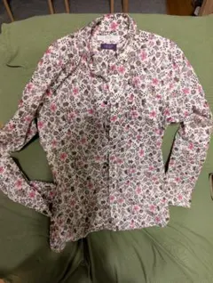 BEAMS LIGHTS フラワープリント シャツ M