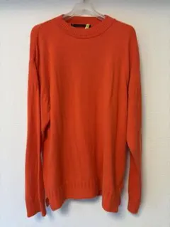 【美品】martinique カシミヤ100％ ニット オレンジ LEON掲載