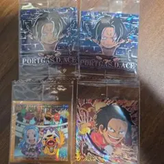 ONE PIECEウエハース シール 4枚セット＋おまけ
