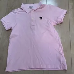 120cm ミキハウス　ダブルビー　ピンク　ポロシャツ　美品☆