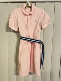 Polo Ralph Lauren 半袖ワンピース 6号 ピンク