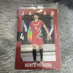 KENTO MIYAURA バレーボールカード 背番号4