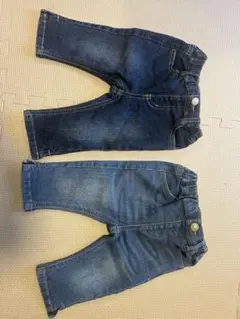 ブランシェス　ジーンズ 色違い2着セット