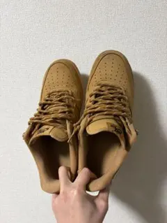 ブラウン ハイカットスニーカー