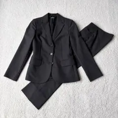 レディース スーツ ジャケット パンツ 2点セット チャコール ビジネス