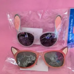 新品タグ付き　ニック・ジュディ　サングラス　２点　ズートピア　ディズニーリゾート
