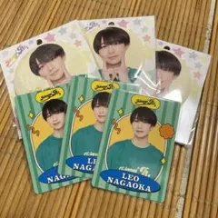 AmBitious 永岡蓮王 缶バッジ プロフィールカード 3点セット