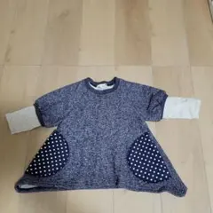 ネイビー 長袖シャツ