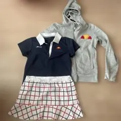 最終価格!eljesse テニス アップ&ポロシャツ &スカートのサムネイル