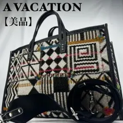 美品】アヴァケーション CLUB ONYX クラブ トートバッグ ジャガード