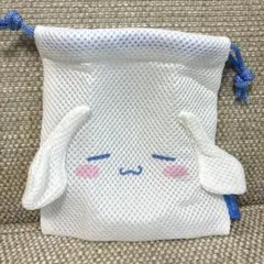 サンリオ　カプセルトイ　メッシュ巾着　シナモロール