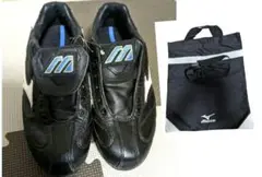 MIZUNO★スパイク23.5　※訳あり※紐無し＆ミズノ2wayバック