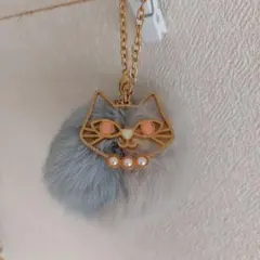 SamanthaThavasa petitchoice 猫 ファーキーホルダー