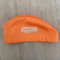 CENTRAL SPORTS 水泳帽 オレンジ M