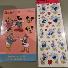ディズニーキャラクターシール 2シートセット