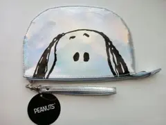 PEANUTS スヌーピー　ホログラムポーチ　 スモール・プラネット