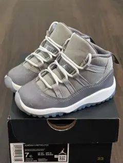 ⭐️美品⭐️JORDAN11国内正規品ジョーダン11クールグレー子供キッズ送料無料