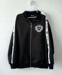 【DimMoire】ロゴプリントジャージ 黒