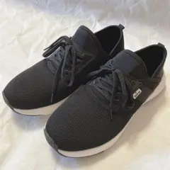 EDWIN エドウィン 軽量 メッシュスニーカー 24.5 黒
