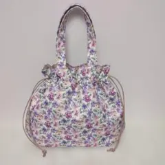 リバティ シンクオブミー アメシスト 巾着バッグ