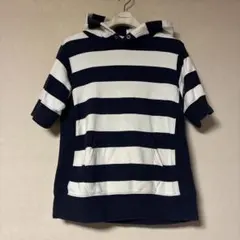 BEAMS BOY ボーダー 半袖パーカーのサムネイル