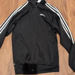 adidas ジャージ ジャケット ブラック スリーストライプスのサムネイル