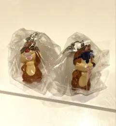 めじるしアクセサリー　ディズニー　summer ガチャ　チップ　デール