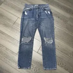 FOREVER 21/ダメージ加工スキニーデニム/M~L