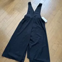 サロペットワイドパンツ