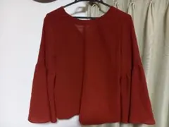 Rougevif 2WAY 7分袖　フレアスリーブブラウス