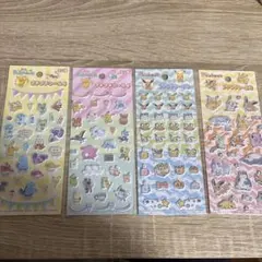 ポケモンプチプチシール4枚セット　ワッツ　新品未使用品　シール交換