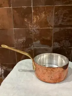 新光堂　新光金属　COPPER 100 純銅　銅鍋　未使用品 新光堂 新光金属 COPPER100 純銅 銅鍋 煮込み鍋 未使用 20cm