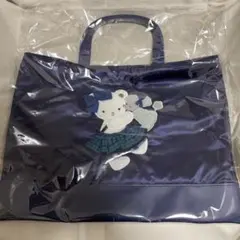 ファミリア　Bibiy トートバッグ　ネイビー