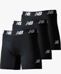 New Balance プレミアムボクサーパンツ 　ブラック3枚組 Lサイズ